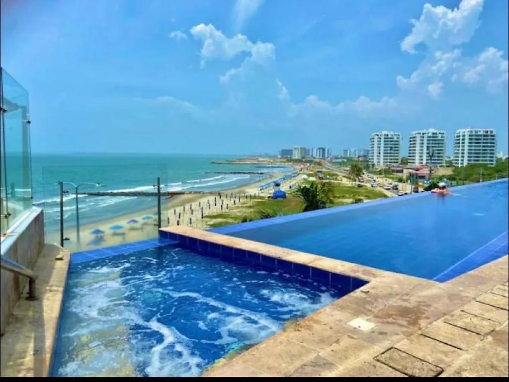 Apartamento Con Espectacular Vista Al Oceano Cartagena 0*,  Colombia