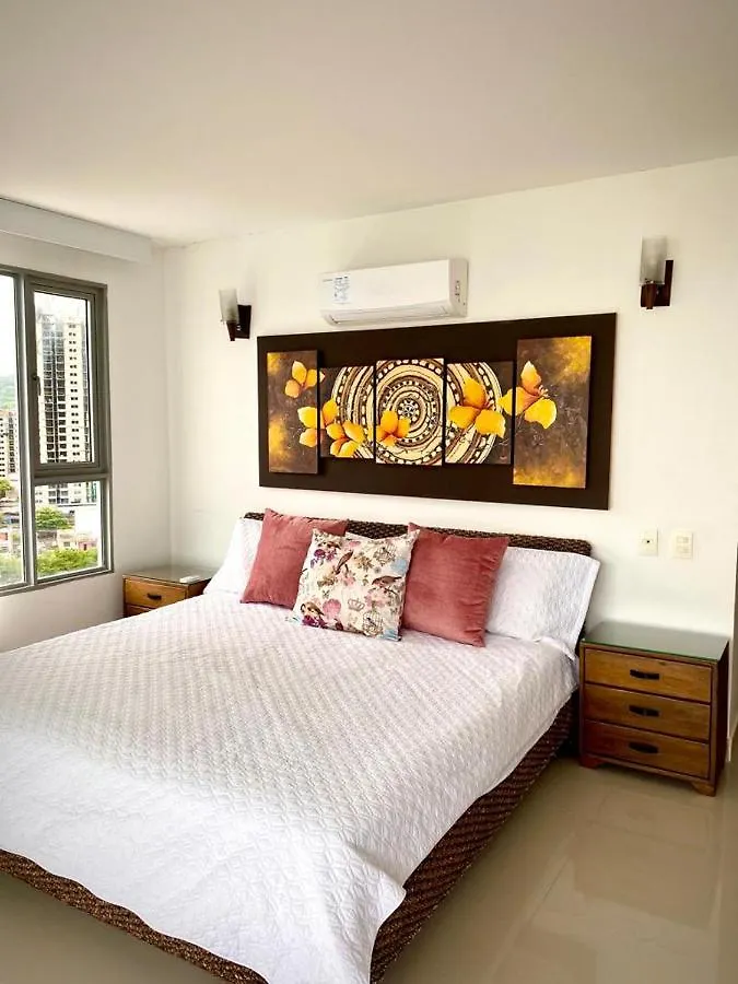 Apartamento Con Espectacular Vista Al Oceano Cartagena 0*,